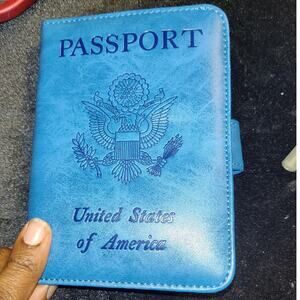 Passport Holder Cover Wallet RFID Blocking Leather Card Case Travel Accessories